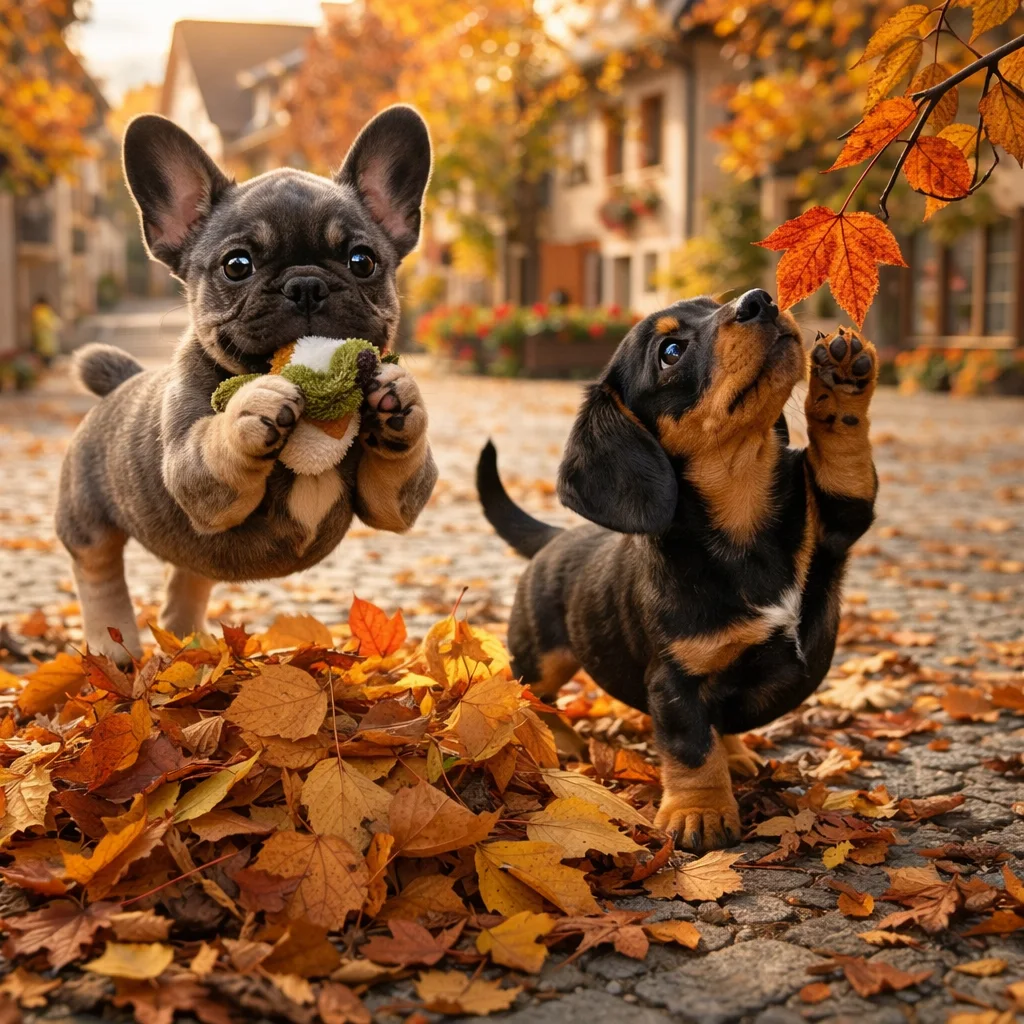 Das bunte Blättertoben im Herbst