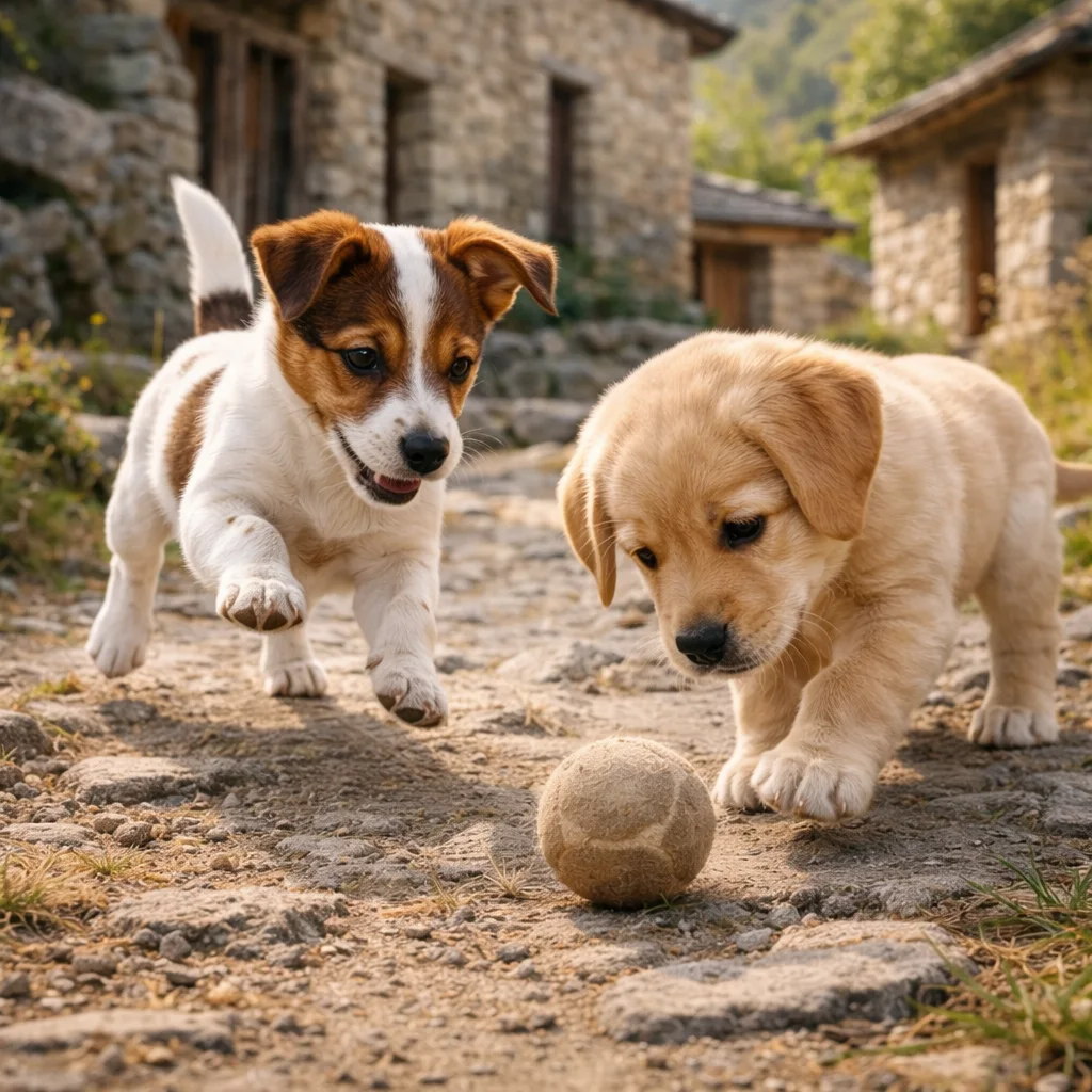 Das kleine Spiel mit dem vergessenen Ball