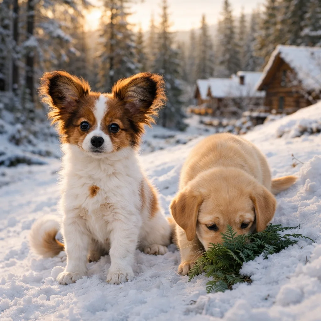 Die leisen Laute auf dem Winterhügel