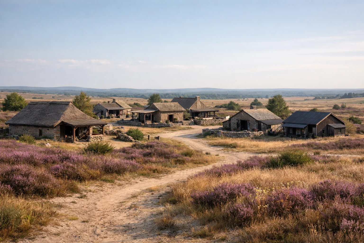 Heidewinkel – weitläufiger Heideweiler in Heidefeld