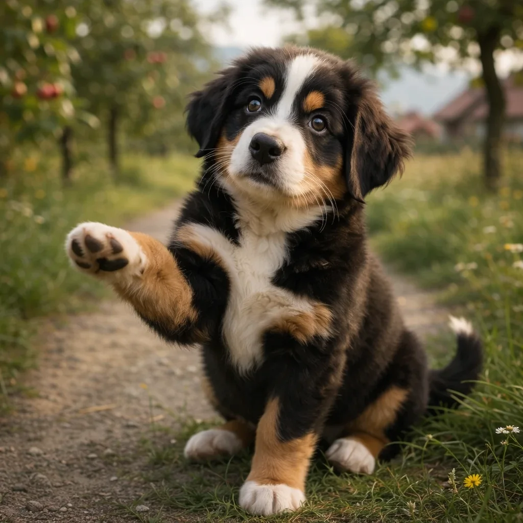 Flöckchen, Berner Sennenhund-Welpe aus Wuffhausen