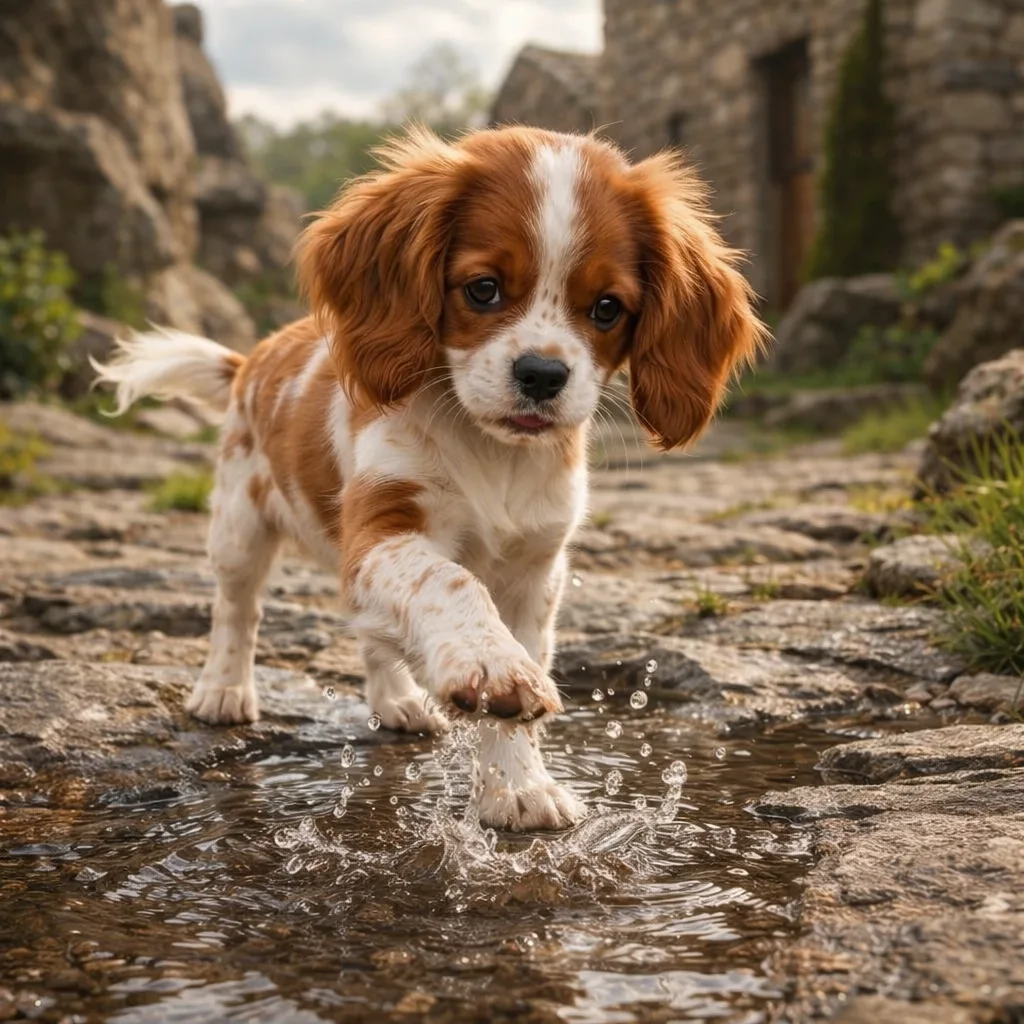 Tavino, Cavalier King Charles Spaniel-Welpe aus Wuffhausen