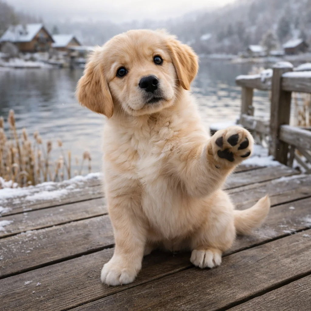 Pavino, Golden Retriever-Welpe aus Wuffhausen