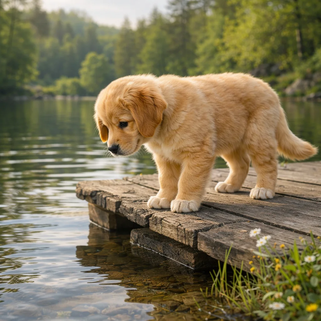 Sorello, Golden Retriever-Welpe aus Wuffhausen