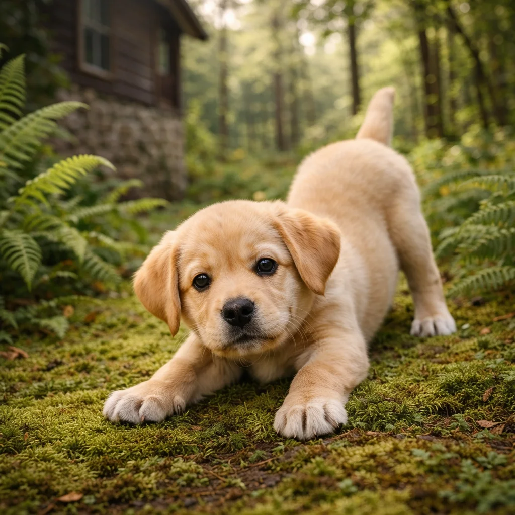 Tarian, Labrador Retriever-Welpe aus Wuffhausen