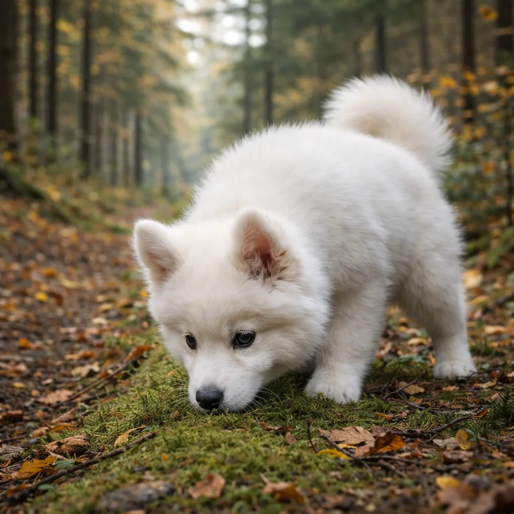 Pavlina, Samojede-Welpe aus Wuffhausen